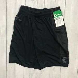 NEW Cutters Elusive Black Football Shorts Mens S